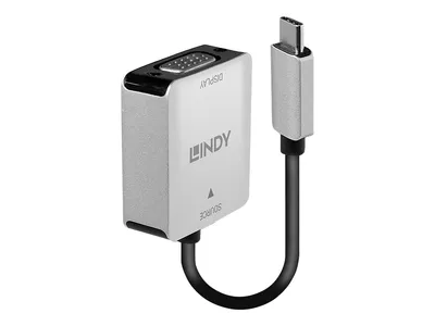 Produktbild von Lindy 43295, 0,12 m, USB Typ-C, VGA (D-Sub), Männlich, Weiblich, Gerade