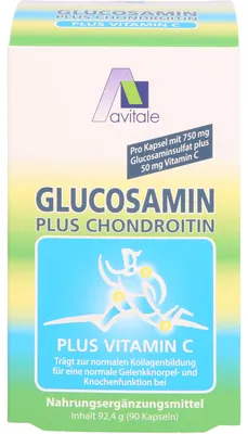 Obrázek produktu pro Glukosamin 750 mg plus chondroitin 100 mg kapsle, 90 kapslí