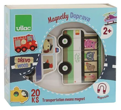 Zdjęcie produktu dla Vilac Drewniane magnesy 20 szt
