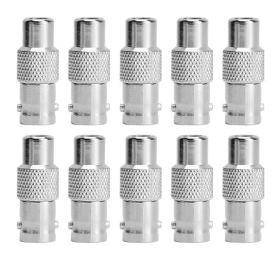 Image de pour RCA femelle vers BNC femelle, Adaptateur BNC, Jacks BNC femelle, Connecteur BNC 2 voies, Adaptateur pour caméra de sécurité, Accessoires de surveillance