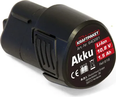 Produktbild von Dino KRAFTPAKET AKKU 10,8V 1,5 Ah für Akku-Poliermaschine 640256 640281 Werkzeug-Akku 1.5 Ah schwarz