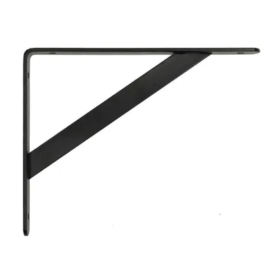 Produktbild von Winkelhalterung für Regal, verstärkte Tischplatte MK 200x300x30x4 Schwarz