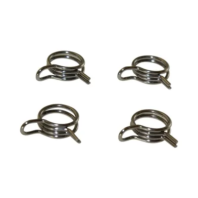 Immagine prodotto di Fascetta per tubo benzina 8 mm in confezione da 4. per ciclomotore scooter Hercules Kreidler Zündapp Puch