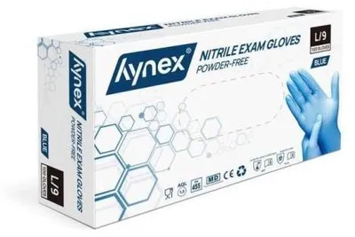 Zdjęcie produktu dla Rękawice nitrylowe Hynex bezpudrowe niebieskie - 10 x 100 sztuk