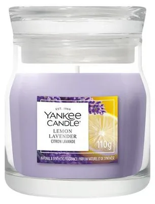 Image de Yankee Candle Lemon Lavender bougie en cire Rond Citron Violet 1 pièce(s)
