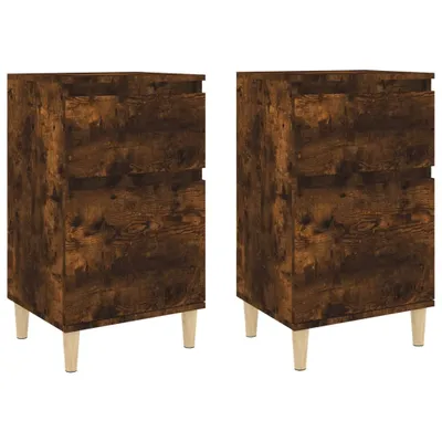 Obrázok produktu pre Nočné stolíky 2 ks dymový dub 40x35x70 cm