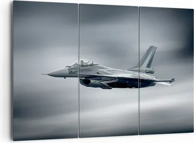 Produktbild von Bild auf Leinwand - Leinwandbild - Flugzeug Himmel Flug - 165x110cm - Wand Bild - Wanddeko - Leinwanddruck - Bilder - Kunstdruck - Wanddekoration - Leinwand bilder - Wandkunst - CE165x110-3415