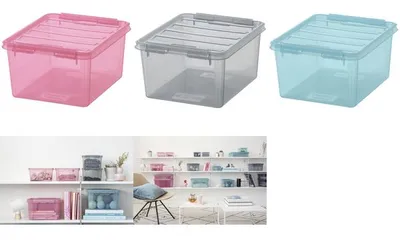 Produktbild von smartstore Aufbewahrungsbox COLOUR 2, 2 Liter, grau