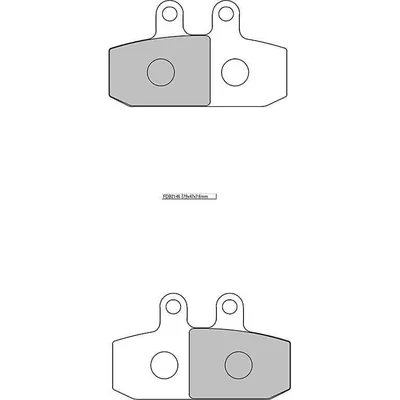 Produktbild von Ferodo Fdb2146p Bremsbeläge Silber Silber One Size