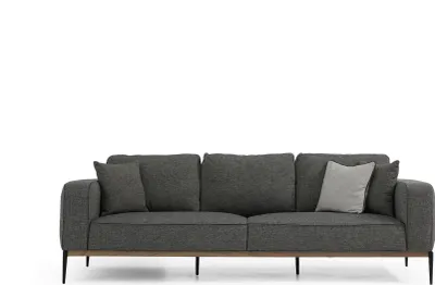 Zdjęcie produktu dla Sofa dwuosobowa Sofa dwuosobowa z tkaniny nowoczesny design salon szary
