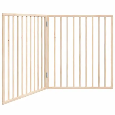 Produktbild von vidaXL Hundegitter Faltbar 2 Paneele 160 cm Pappelholz