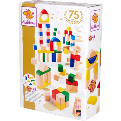 Image de Eichhorn - cubes en bois - 76 pièces - 75 ans