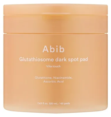 Obrázek produktu pro Abib Glutathiosome Dark Spot Pad Vita Touch 60 ks - rozjasňující tampony na obličej