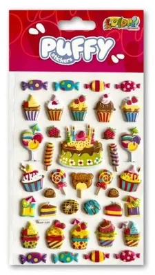 Obrázek produktu pro Naklejki puffy Sweets - Penmate
