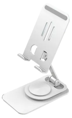 Immagine prodotto di Supporto per telefono a 360° - Pieghevole - Altezza regolabile - Supporto per cellulare - Accessorio da scrivania - Portatile