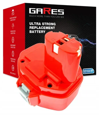Obrázek produktu pro Gares Náhradní baterie pro Hitachi EB1214S EB1220BL 320386 EB1226HL | 12 V 3 Ah Inny | Vysokovýkonná baterie pro robotický vysavač | Kompatibilní s Hitachi EB1214S EB1220BL 320386 EB1226HL | Prémiová kvalita
