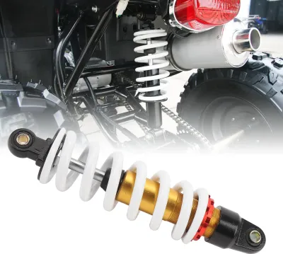 Image de Amortisseur moto 280 mm, ressort haute performance 11 mm, amortisseur à suspension réglable pour dirt pit bike, quad, kart, scooter