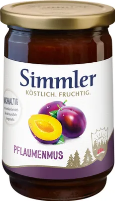 Produktbild von Simmler Pflaumenmus gewürzt 430g