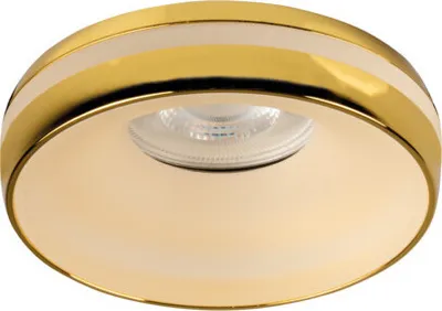 Immagine prodotto di Anello per faretto con occhiello rotondo decorativo dorato 1xGX5.3 / GU10 10W ELICEO Kanlux