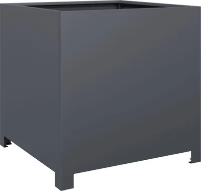 Immagine prodotto di vidaXL Fioriera antracite 50x50x50 cm in acciaio