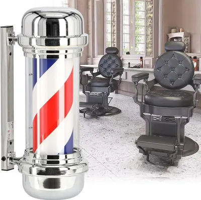 Obrázok produktu pre Poutač pro holičství Barber Shop 57 CM Stříbrný