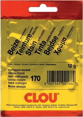 Produktbild von CLOU Beizen in Bt. (wasserl.) Nr. 170 mahagoni dunkel