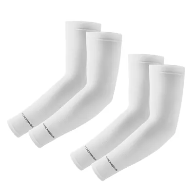 Produktbild von ROCKBROS 2er Set Sonnenschutz Atmungsaktiv Arm Sleeves für Wandern, Camping Weiß