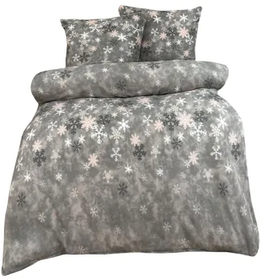 Produktbild von 3 tlg Winter Thermo fleece Bettwäsche kuschelig Warm 200x200 KRISTAL