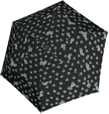 Image de Knirps parapluie de poche parapluie U.200 Ultra Light Duomatic Rainy Day Black noir