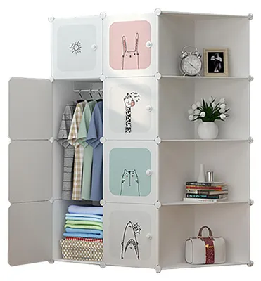 Produktbild von Kleiderschrank Steckregal DIY Schrank