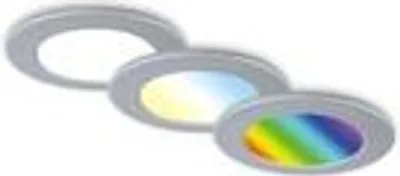 Produktbild von LED Einbauleuchten Bad RGB Fernbedienung dimmbar IP65 Ø9,2cm chrom 4,8W Briloner