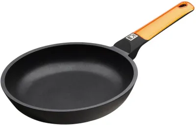 Produktbild von BRA A281222, Rund, Allzweckpfanne, Schwarz, Orange, Efficient Orange, Aluminium, 6 mm