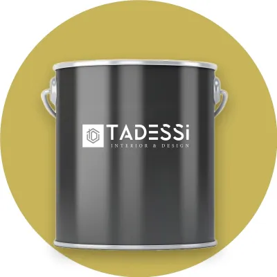 Produktbild von TADESSI Wandfarbe Grün - Weizengelb - abwaschbare Innenfarbe matt - Dispersionsfarbe - Geruchsarm und Lösemittelfrei - 5 Liter Gebinde