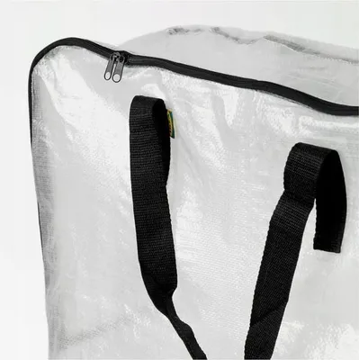 Zdjęcie produktu dla Ikea Dimpa Torba Przeźroczysta 62X22X65Cm Zestaw 2 Sztuki