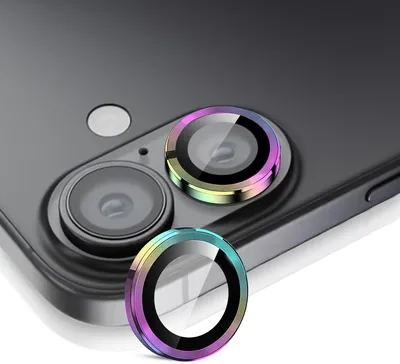 Produktbild von Kamera Linsenschutz Glas Set für Apple iPhone 17 Schutzglas Camera Linse Panzerfolie 9H Regenbogenfarben