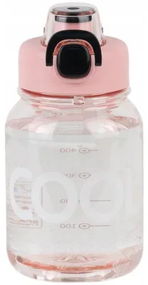 Obrázek produktu pro LÁHEV NA VODU A NÁPOJE 700 ml S UCHEM, BEZ BPA, RŮŽOVÁ, S MOTIVEM DRACKA