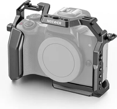 Image de Cage vidéo robuste en aluminium avec fixation HDMI et rail NATO pour DJI RS2 et RS3