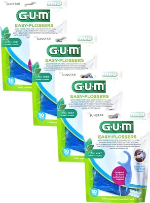 Produktbild von 4x GUM Easy  - Flosser (4x 30Stück)