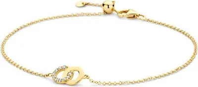 Produktbild von Armband 18 cm - Gold 585 14K - 2 Ringe