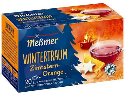 Obrázek produktu pro Meßmer Winter Dream Cinnamon Star Orange 20s