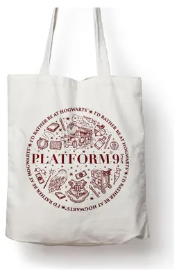 Obrázek produktu pro Taška Harry Potter, nástupiště 9 3/4, bavlna