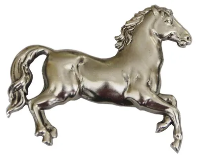 Hutanstecker großes Pferd von Hut-Breiter in silber