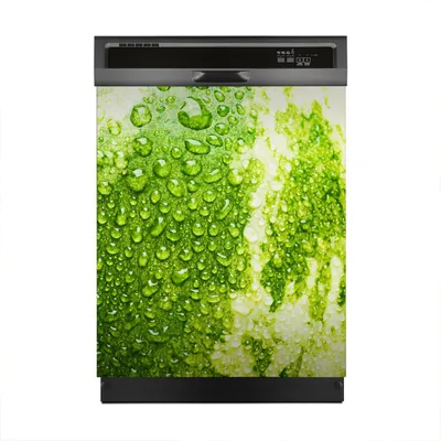 Produktbild von Aufkleber sticker 60x70 cm Dekorative folie Spülmaschine - Wassertropfen Wassermelone