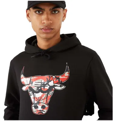 Produktbild von New Era Herren Hoodie Chicago Bulls Camo Logo black XL