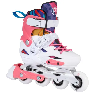 Produktbild von POWERSLIDE Playlife Kinder-Skates, Flash Pink, verstellbar, Größe: 26-29
