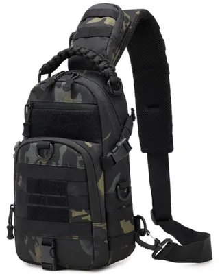 Taktische Brusttasche mit MOLLE-System, wasserdicht, 18x11x30 cm