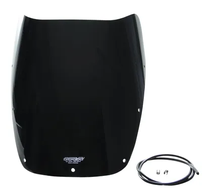 Image de Pare-brise MRA forme originale O noir avec ABE pour Kawasaki GPZ 1100
