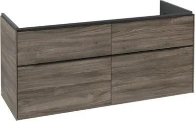 Immagine prodotto di Villeroy & Boch Subway 3.0 armoire sous lavabo, 4 tiroirs, 1272x576x478mm, C56801RK, C56801RK