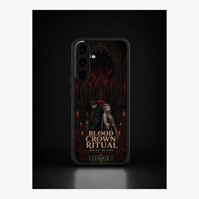Productafbeelding van Samsung S25 hoesje, telefoonhoesje, beschermhoesje, case met bloedkroonmotief – LUNØIR ©