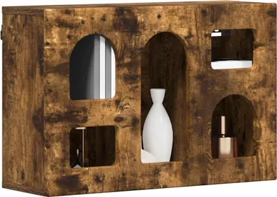 Produktbild von “2026 Modern“ Hängeschrank Geräucherte Eiche 60 x 20 x 40cm Holzwerkstoff - Designermöbel 185871 - Schränke & Zubehör